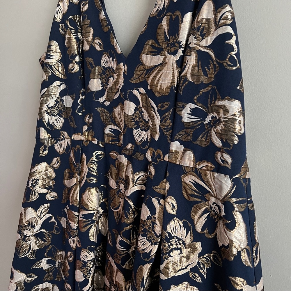 Badgley Mischka Floral Jacquard dress - Picture 6 of 10